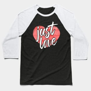 Love Heart Valentines Day Partner Gift Baseball T-Shirt